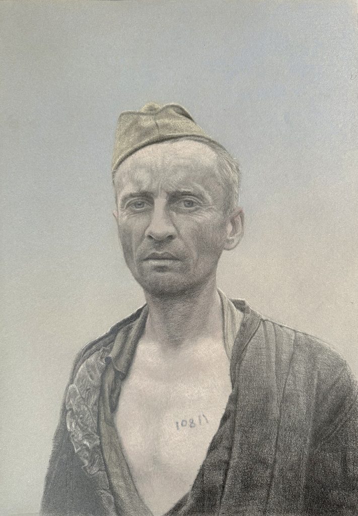 Russian Prisoner drawing by Daniela Komatović