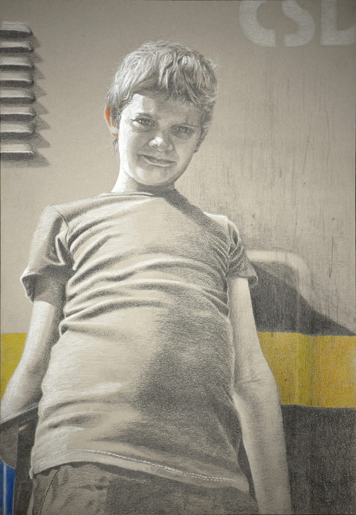 Train Hijacking drawing by Daniela Komatović